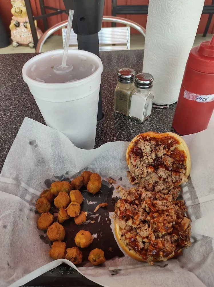 Chopped Outside BBQ Sandwich