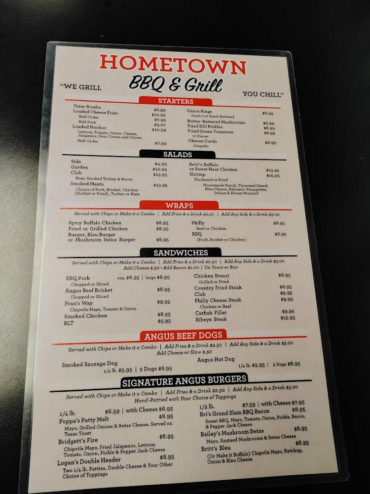 Hometown BBQ & Grill Menu image 1